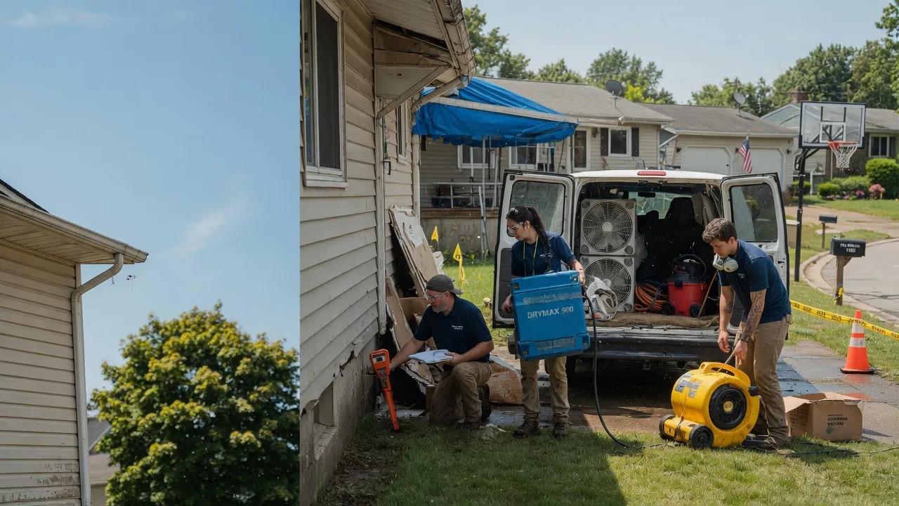 Ceiling Leak Cleanup in Barker, NY near me